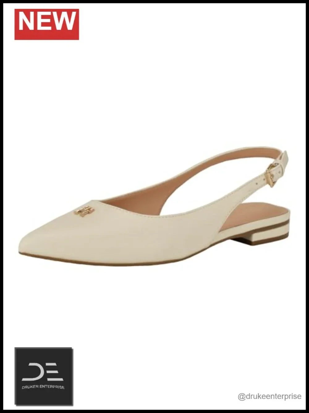 Tommy Hilfiger Velina Ballet Flats Pointed Toe Slip On